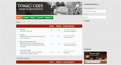 Desktop Screenshot of domaci-cider.cz